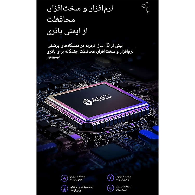 ماساژور تفنگی ارس مدل RS-G104 از Ares Massage
