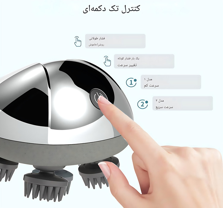 ماساژور سر مدل RS-S103 از Ares Massage
